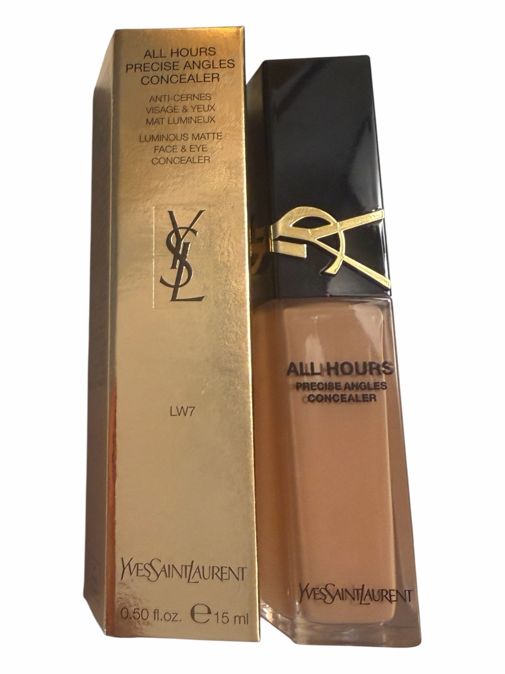 YSL All Hours Concealer LW7 Full Size NIB $40 Retail